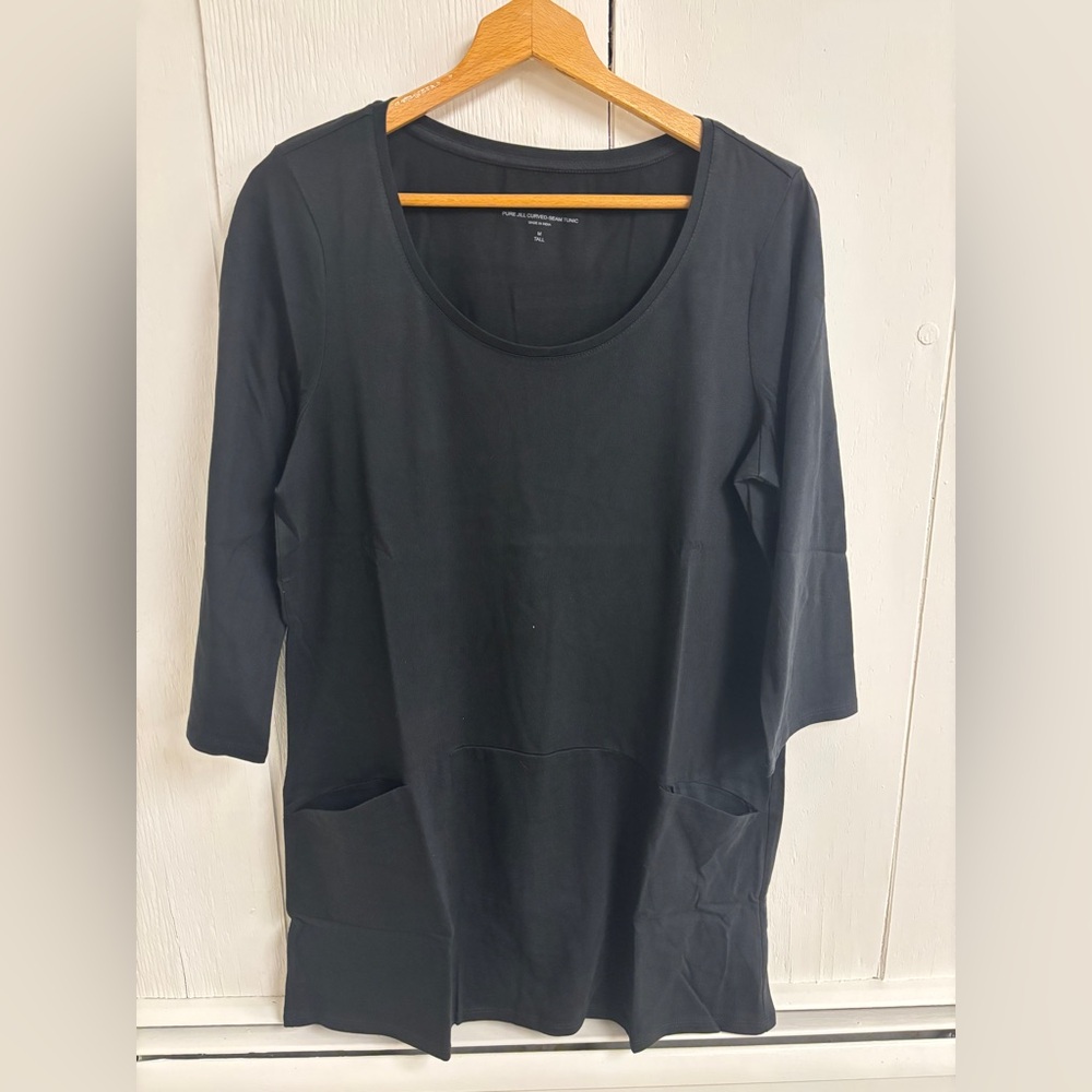 J. Jill 100% Cotton Three-quarter Length Sleeve Tunic